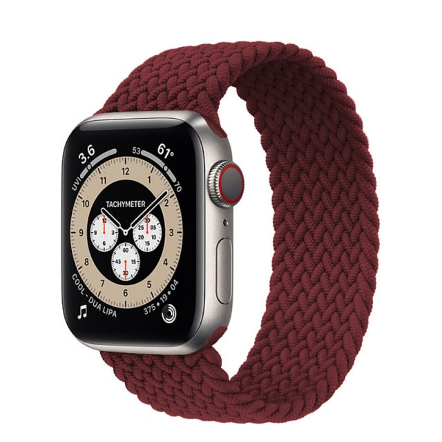 Braided Solo Loop For Apple Watch Band Strap