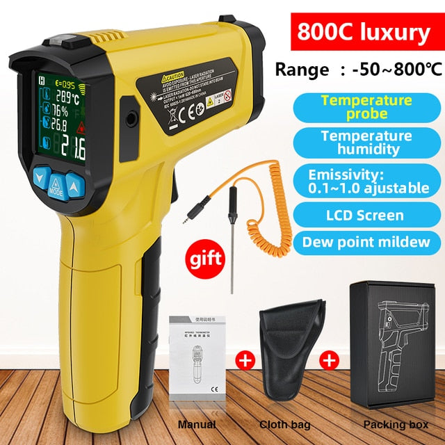 Digital Infrared Thermometer IR Laser