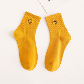 Smiley Face Cartoon Socks