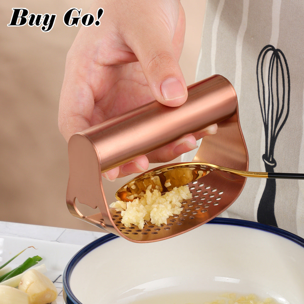 Stainless Steel Garlic Crusher