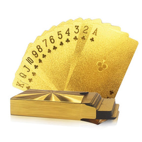 Luxury Gold Leaf Poker Playing Cards