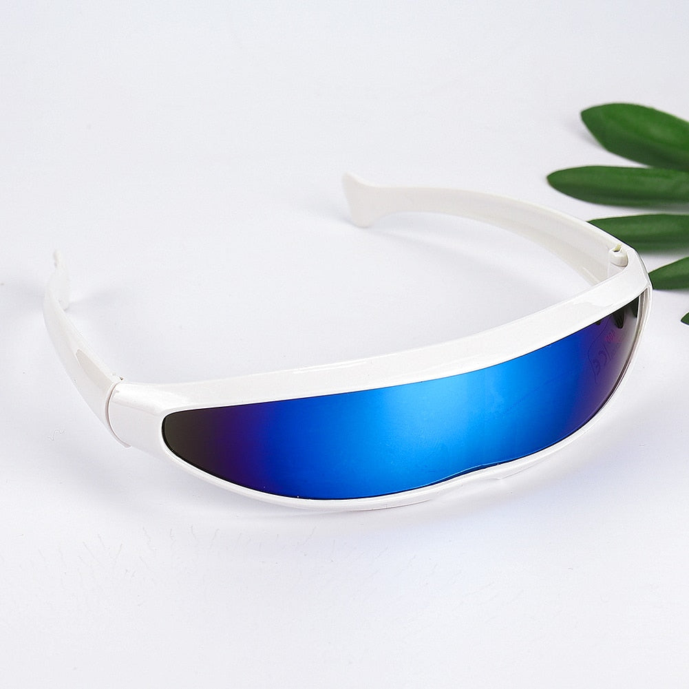 Futuristic Narrow Cyclops Sunglasses