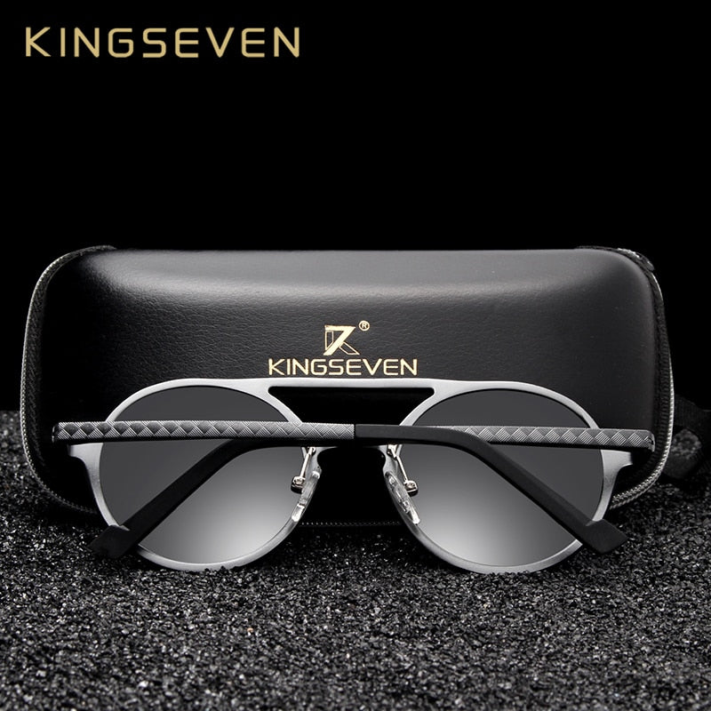 Men's Polarized  Round Sunglasses