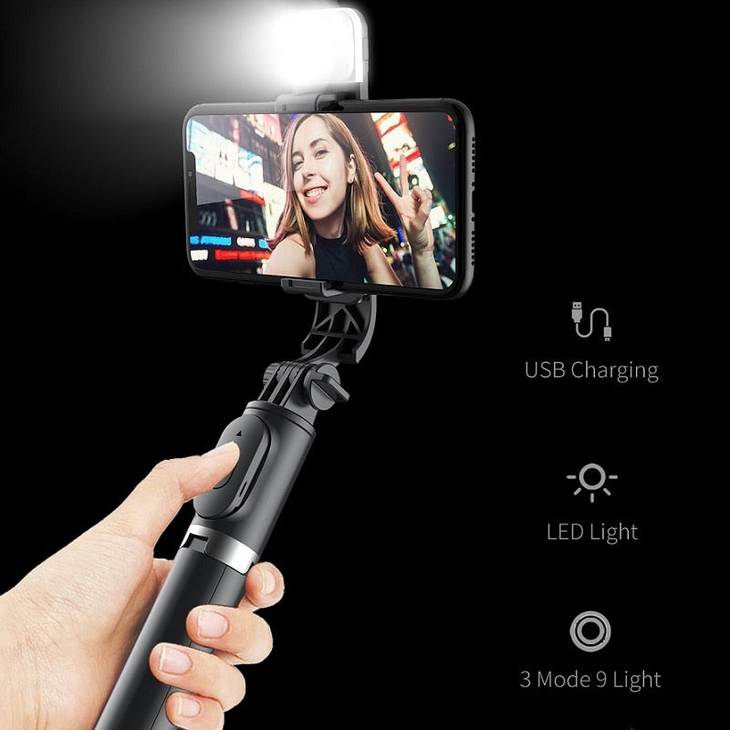 Wireless Bluetooth selfie stick