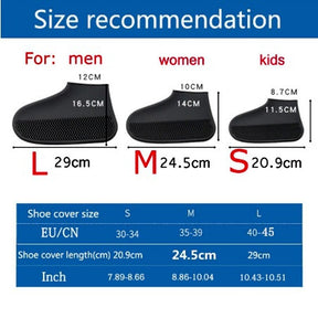 Silicone Waterproof Non-slip Shoe Cover