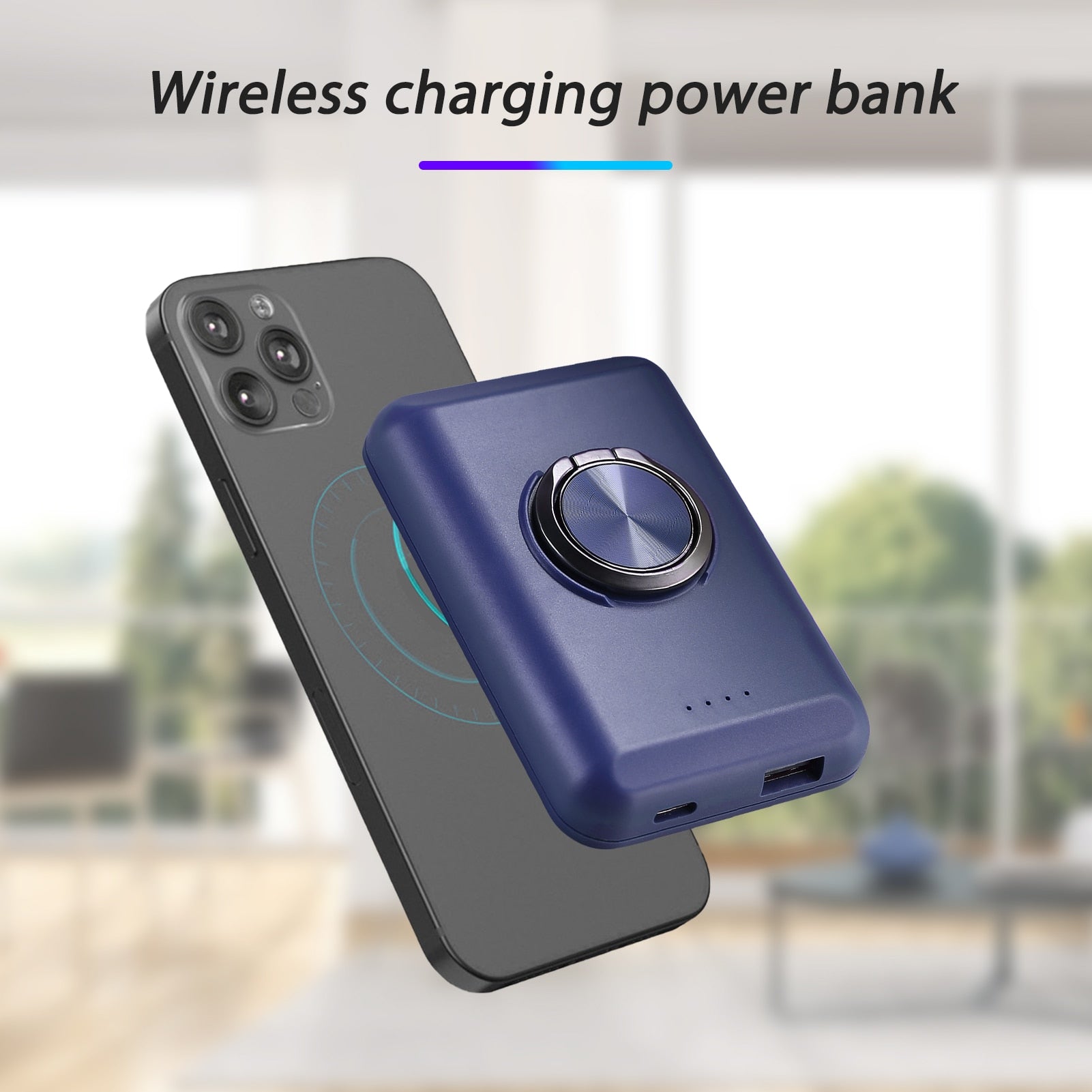 Wireless Mobile Power Supply Charging Power Bank