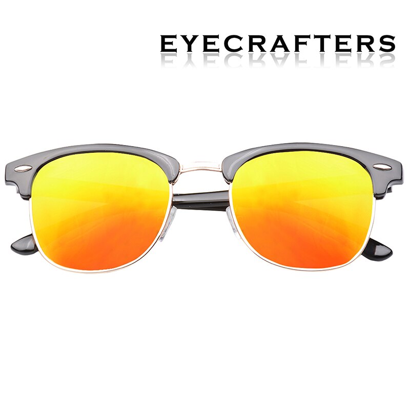 Polarized Semi-Rimless Unisex Sunglasses