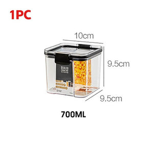 700/1300/1800ML Food Storage Container Plastic