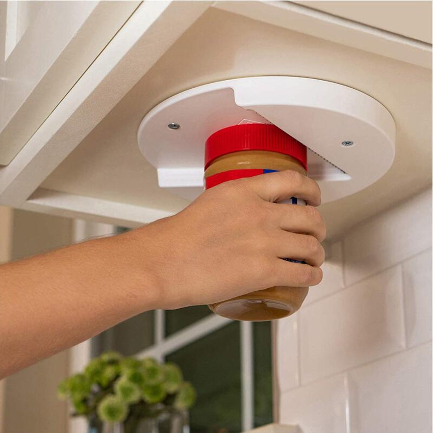 Under Cabinet Jar Opener