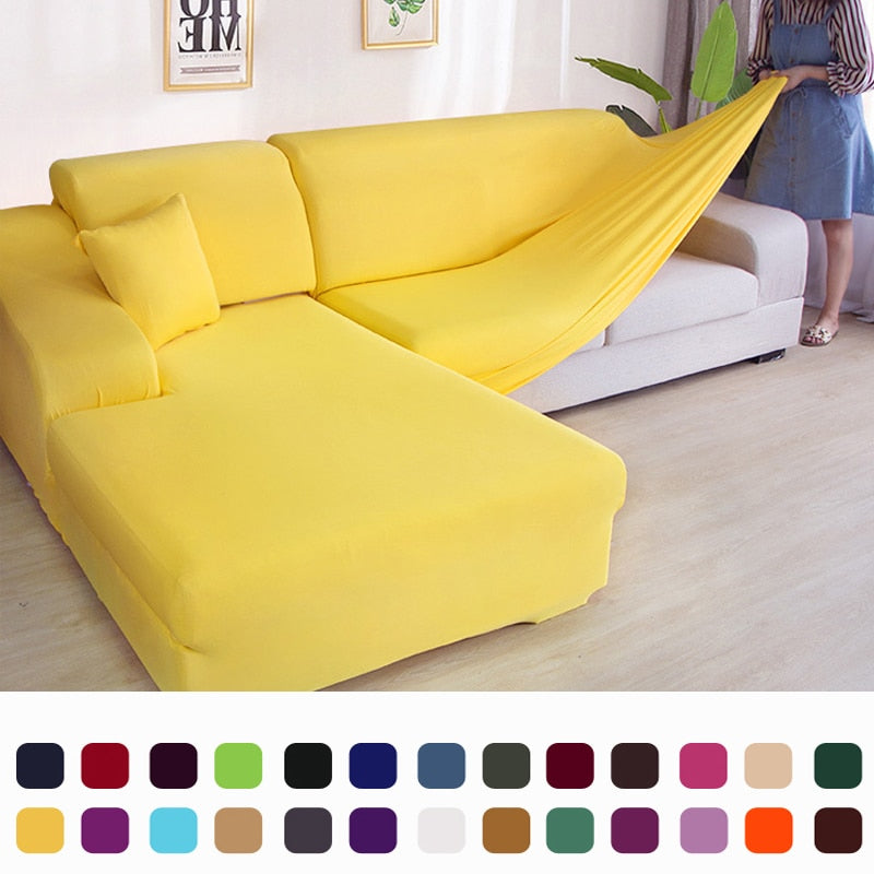 Solid Corner Sofa Covers