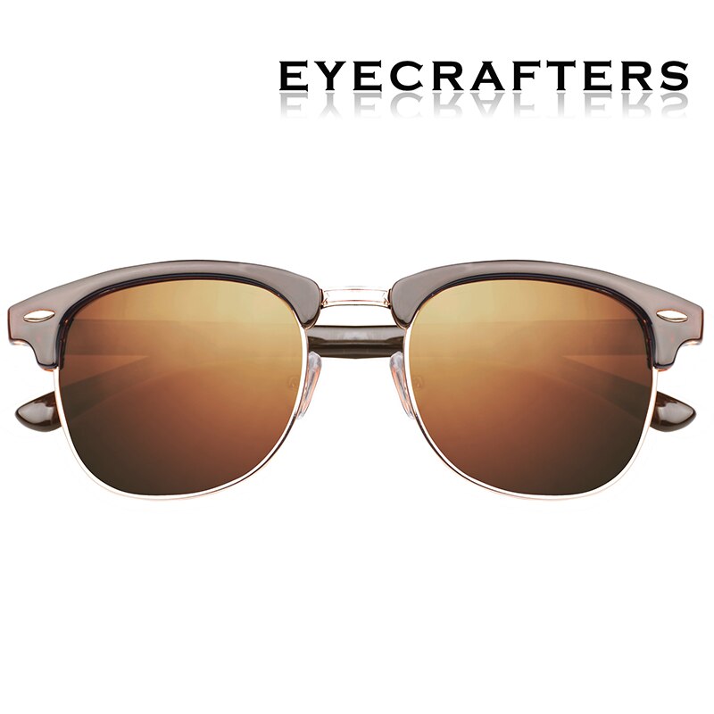 Polarized Semi-Rimless Unisex Sunglasses