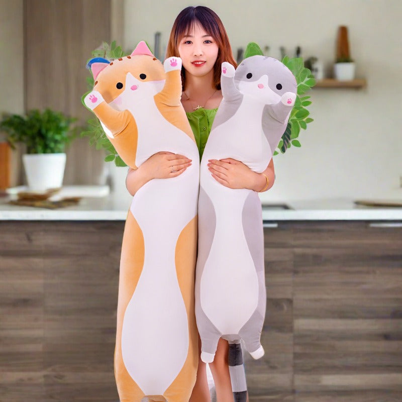 130cm Long Cat Pillow for Kids