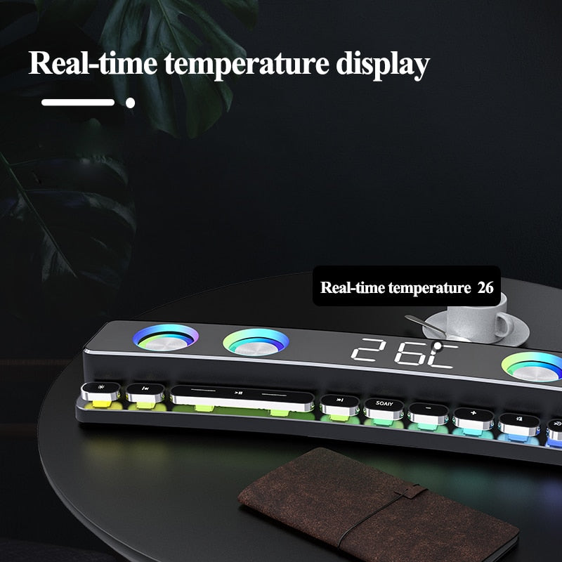 LED bluetooth sound box Speaker Wireless Game Speaker