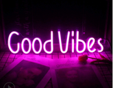 Good Vibes Led Neon Light Sign