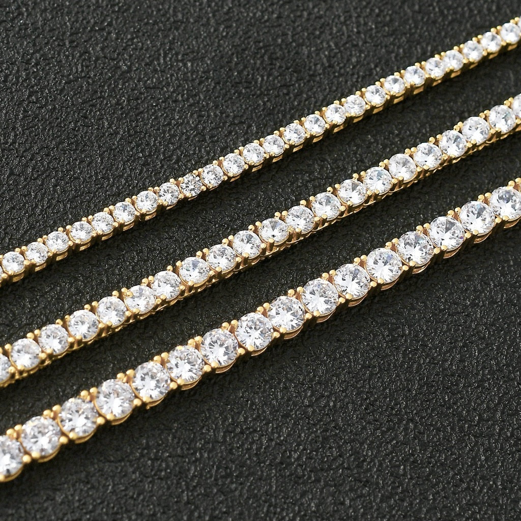 Top Quality CZ Box Clasp Necklace