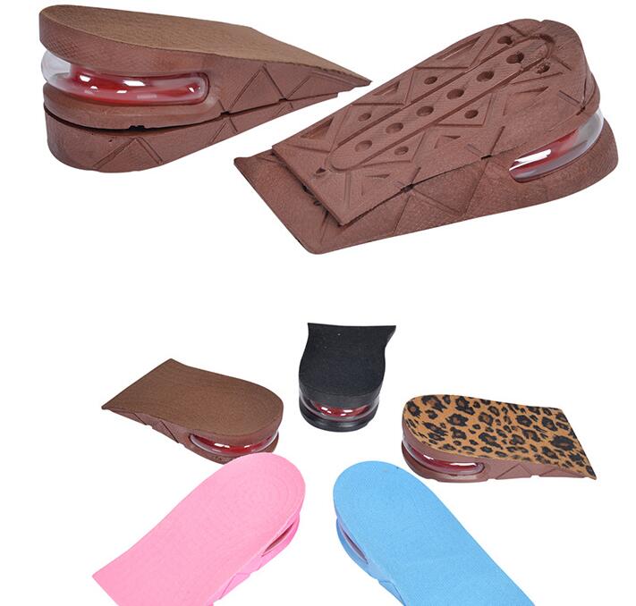 Height Increase Insole Adjustable 2-Layer 5CM Air Cushion Invisible Pads