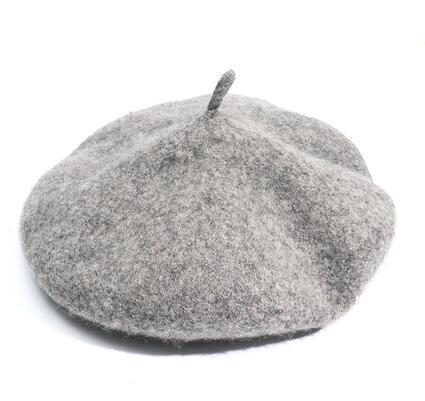 Autumn Winter Hat 100%  Wool Thick  Berets French Artist Beret