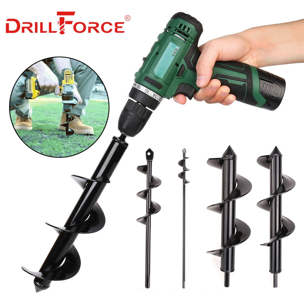 Garden Planter Spiral Drill Bit