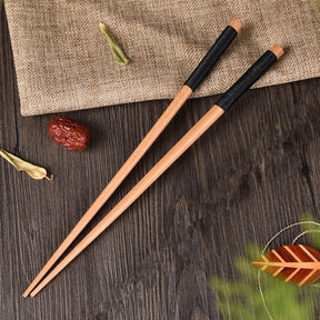 Handmade Japanese Natural Chestnut Wood Sushi Chopsticks