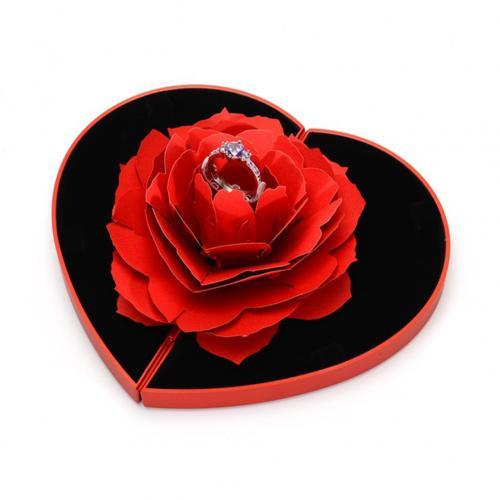 Heart Shape Wedding Ring Holder Box