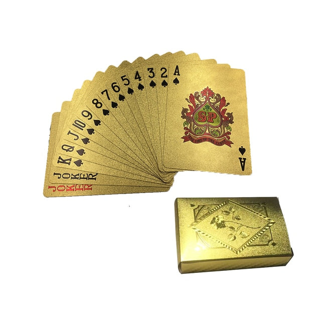 Luxury Gold Leaf Poker Playing Cards