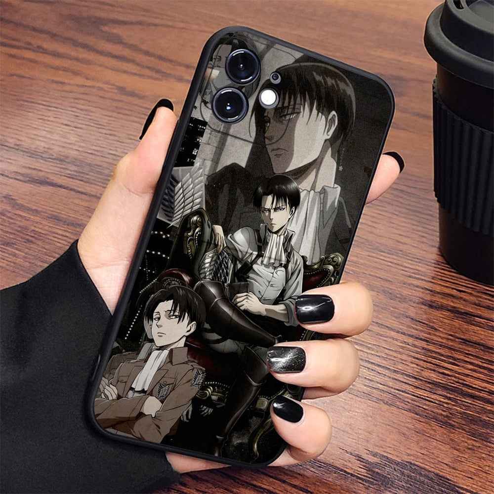 Attack On Titan Levis Ackermans Phone Case For Apple iPhone