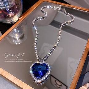 Titanic Heart Of Ocean Pendant Necklace