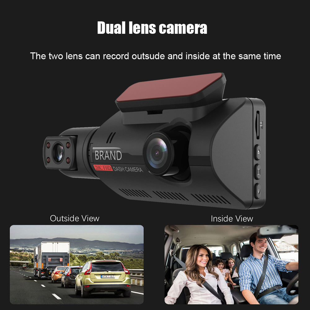 Lens Car Video Recorder HD1080P 2