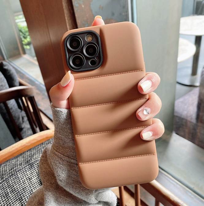 Jacket Puffer Bumper Matte Phone Case