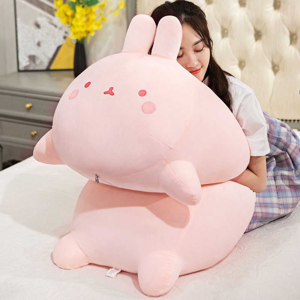 Chonky Stuffed Bunny Plush