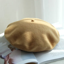 Autumn Winter Hat 100%  Wool Thick  Berets French Artist Beret