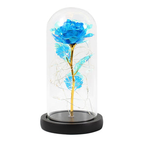 Enchanted Glass Rose Decoration