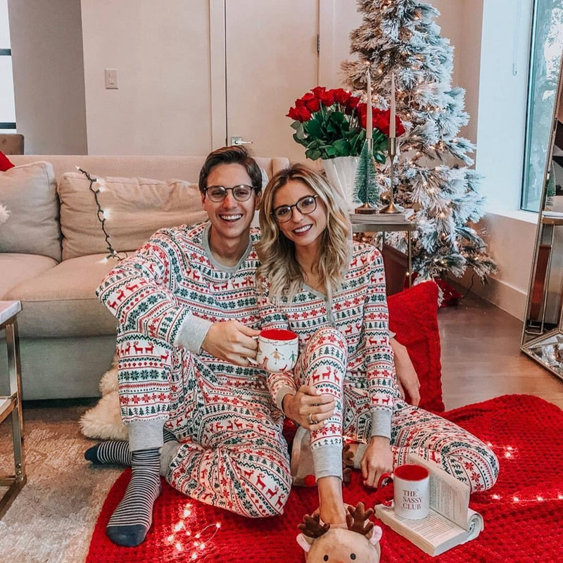 Family Matching Christmas Pajamas Set