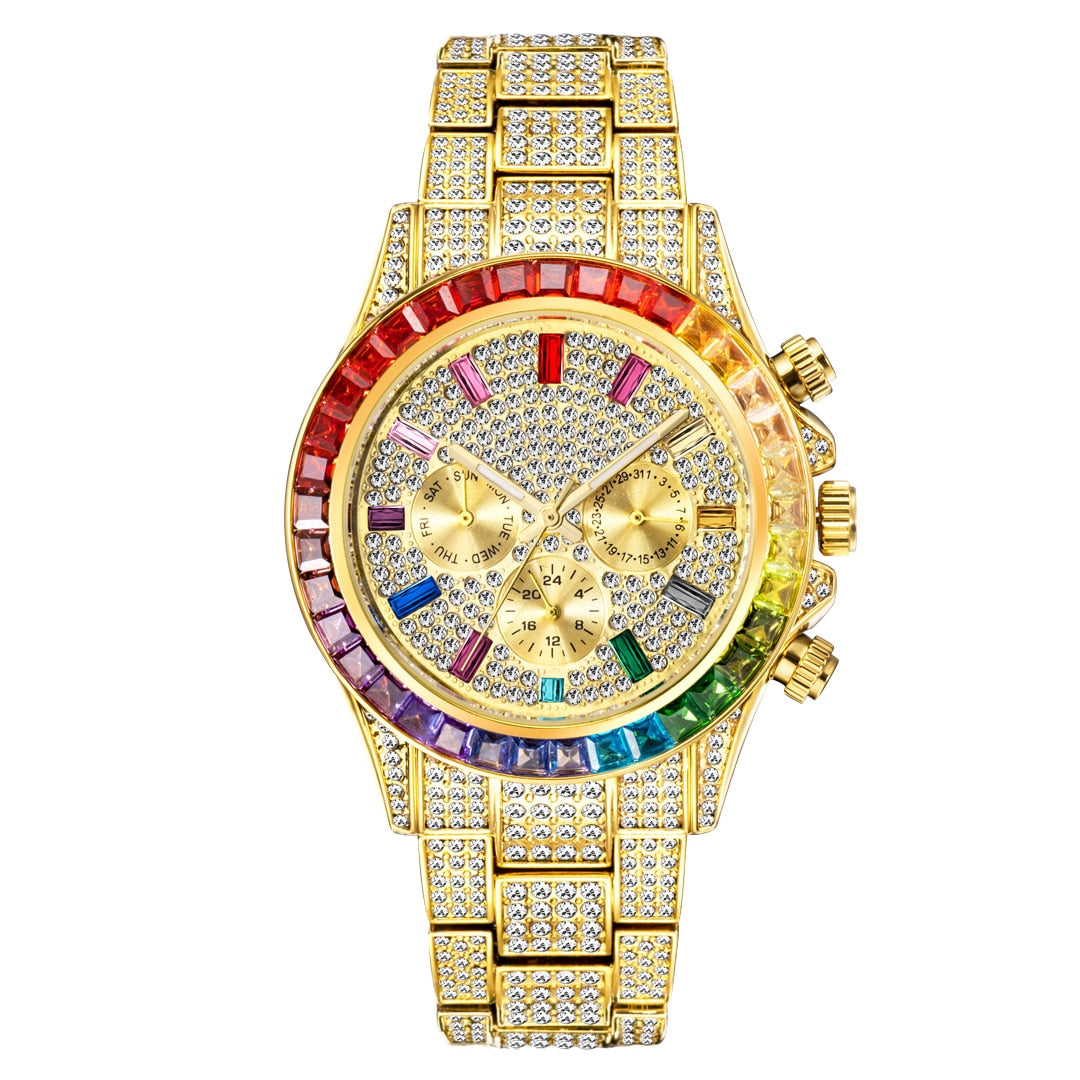 Diamond Quartz Watch