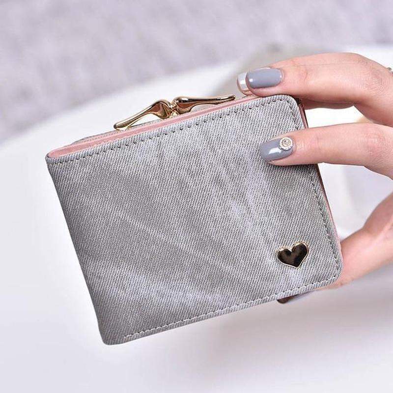 Heart of Gold Compact Wallet