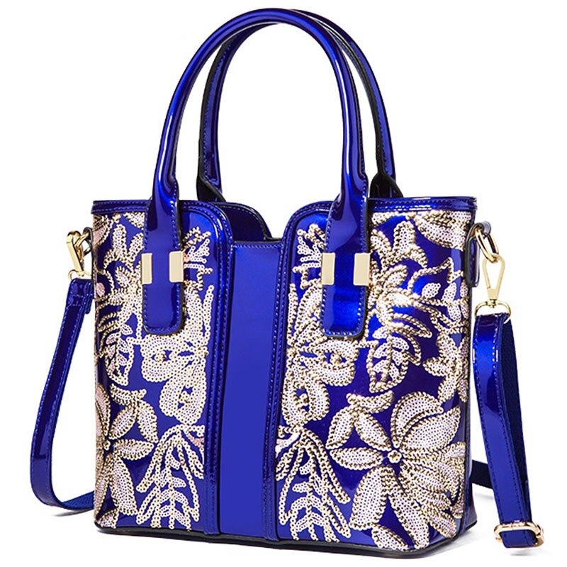 Luxury Fashion High Quality Appliques Flower Women's Messenger Bag