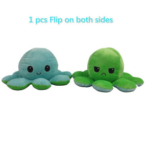 Reversible Flip Octopus Stuffed Plush Doll