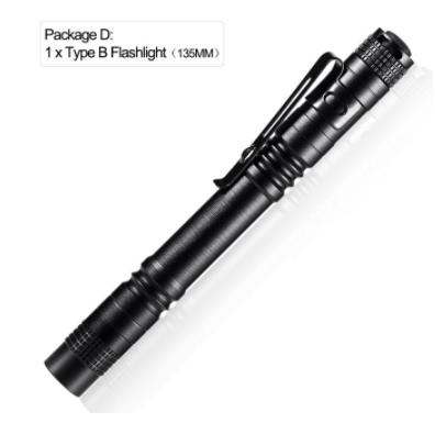 4 x Mini LED Flashlight Set