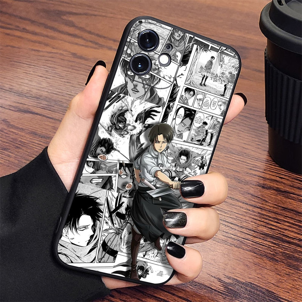 Attack On Titan Levis Ackermans Phone Case For Apple iPhone