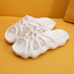 Cut-out Platform Slippers