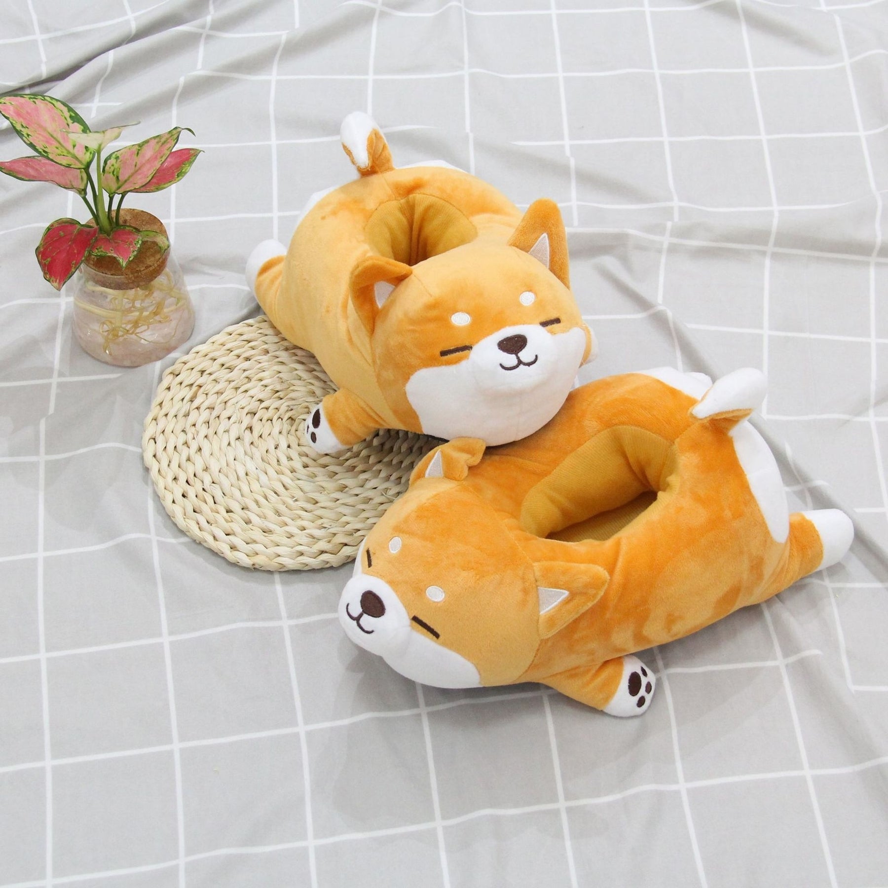 Cute Shiba Inu Dog Slippers