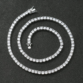 Top Quality CZ Box Clasp Necklace