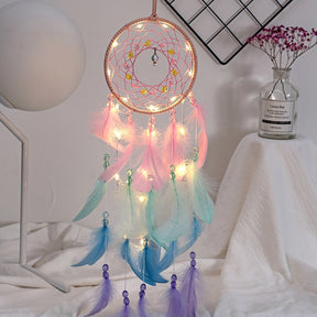 True Feather Dream Catcher Lights