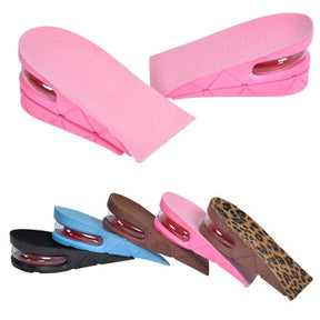 Height Increase Insole Adjustable 2-Layer 5CM Air Cushion Invisible Pads