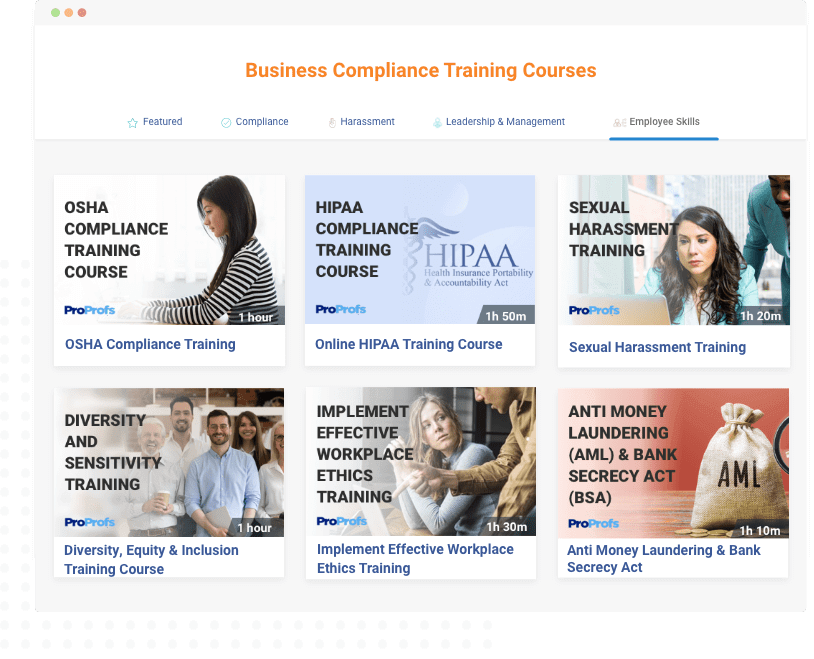 Workplace Training Courses
